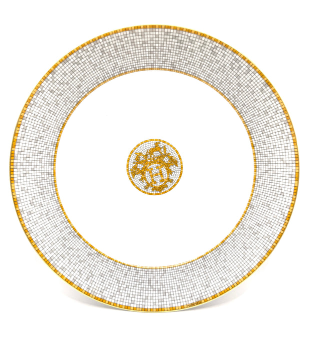 PLAT ROUND CREUX MOSAIQUE