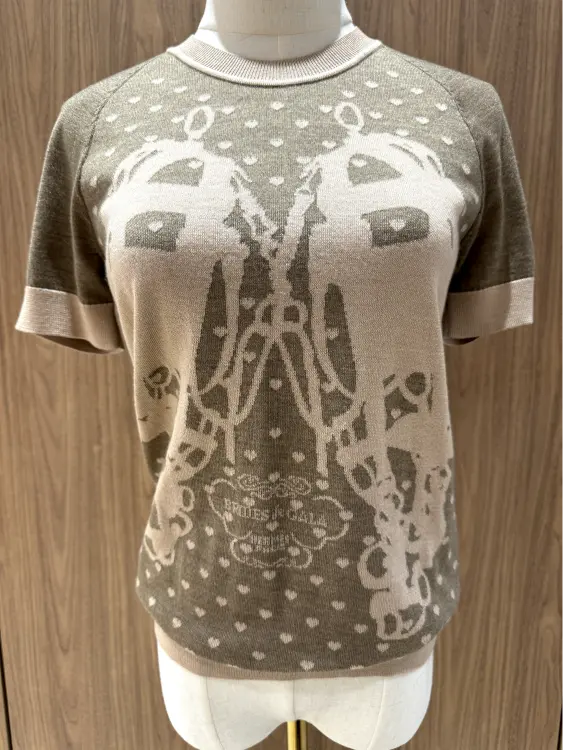 HERMES PULL MANCHES BRIDE DE GALA