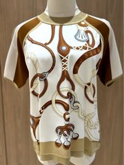 HERMES PULL MANCHES COURTES TWILLAINE