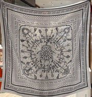 140CM CASHMERE LES CLES BANDANA