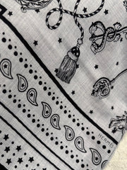 140CM CASHMERE LES CLES BANDANA
