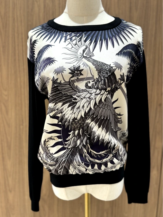 HERMES PULLOVER PHOENIX TOP