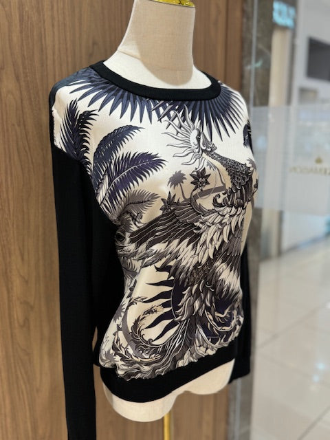 HERMES PULLOVER PHOENIX TOP
