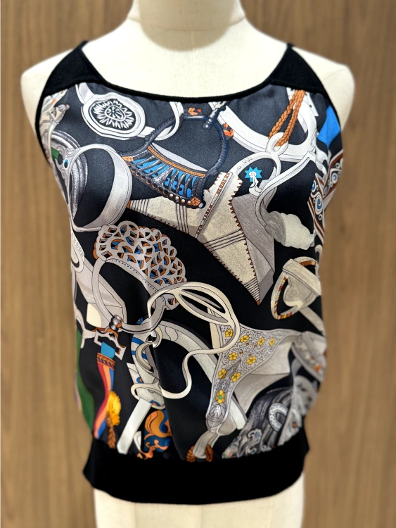 HERMES SPAGHETTI TOP