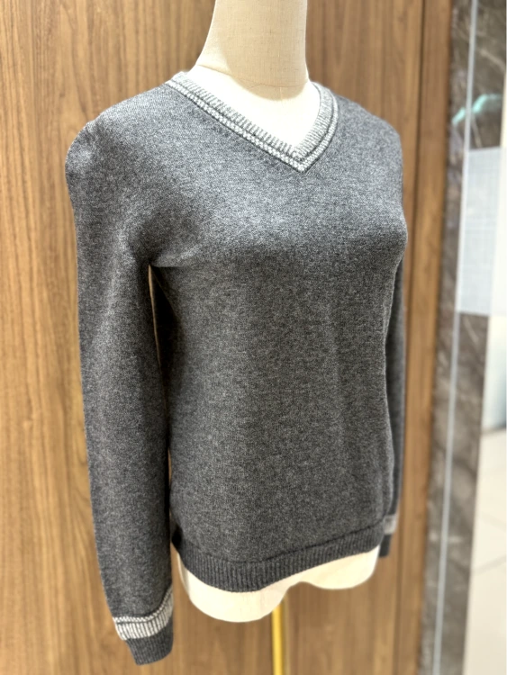 HERMES SWEATER MAILLE FINE FINITION SHETLAND