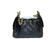 CHANEL 25 MINI BLACK