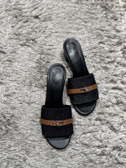 SANDAL GIGI 50 BLEU BRUT/NATUREL