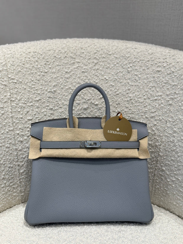 BIRKIN 25 GRIS PANTIN
