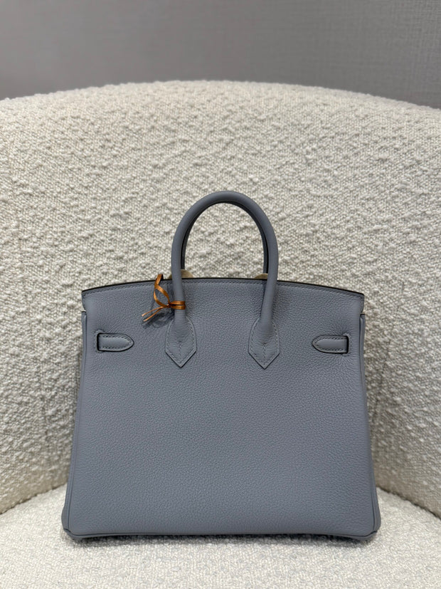 BIRKIN 25 GRIS PANTIN
