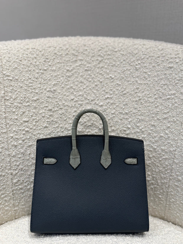 BIRKIN 20 FAUBOURG GRIS CIMENT