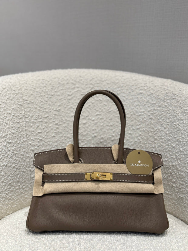 BIRKIN SHOULDER LIGHT 29CM ETOUPE