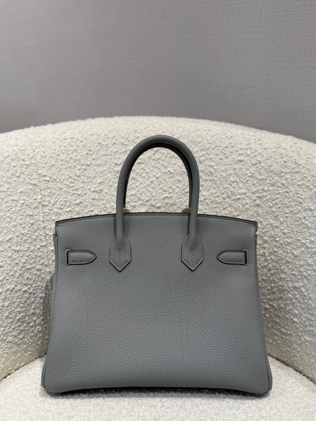 BIRKIN 30 GRIS MOUETTE