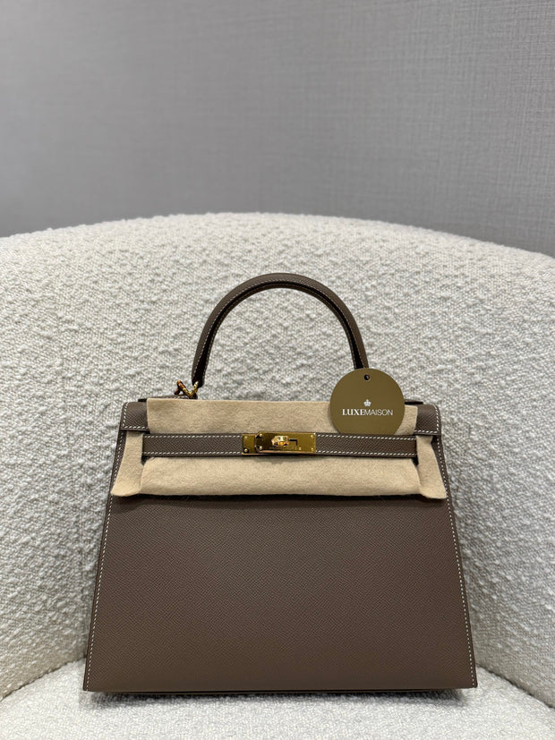 KELLY 28 ETOUPE SELLIER