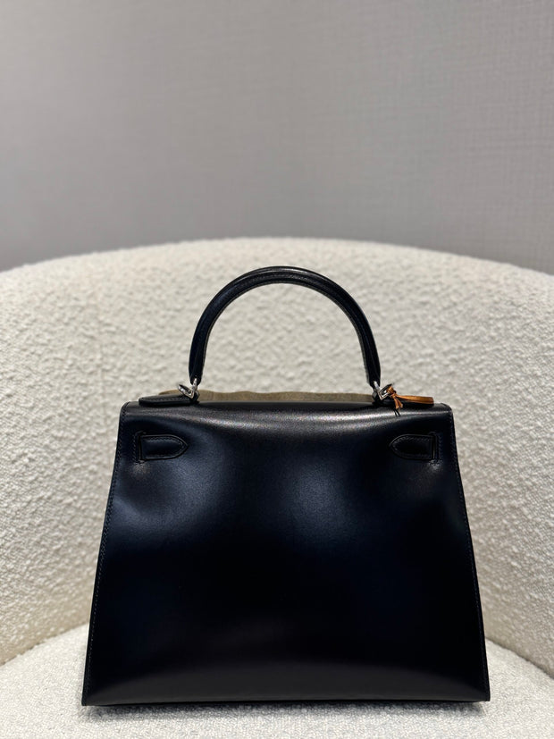 KELLY 28 BLACK SELLIER BOX PHW