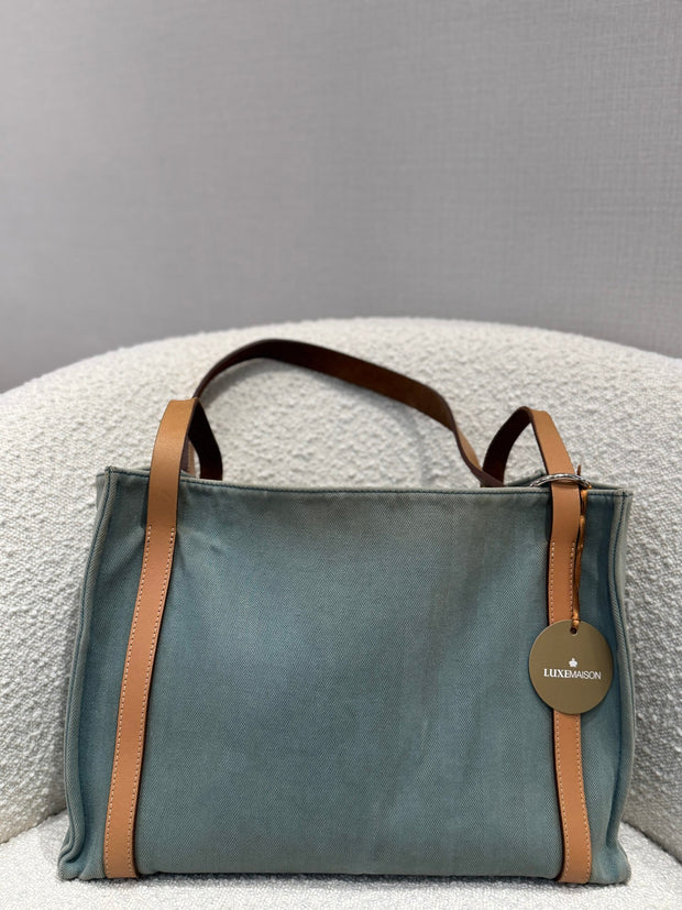 CABALICOL CANVAS TOTE BLUE LIN