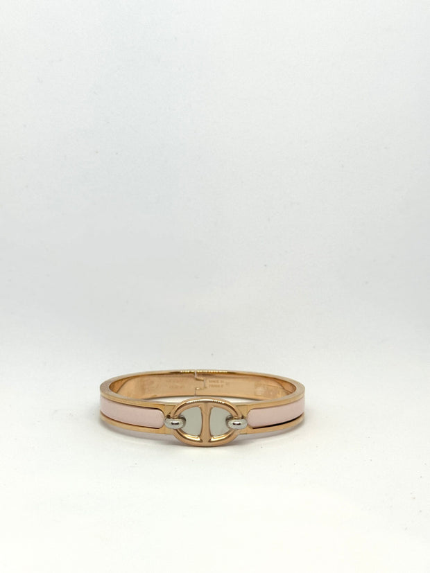 BRACELET CLIC CHAINE D ANCRE ROSE CANDEUR