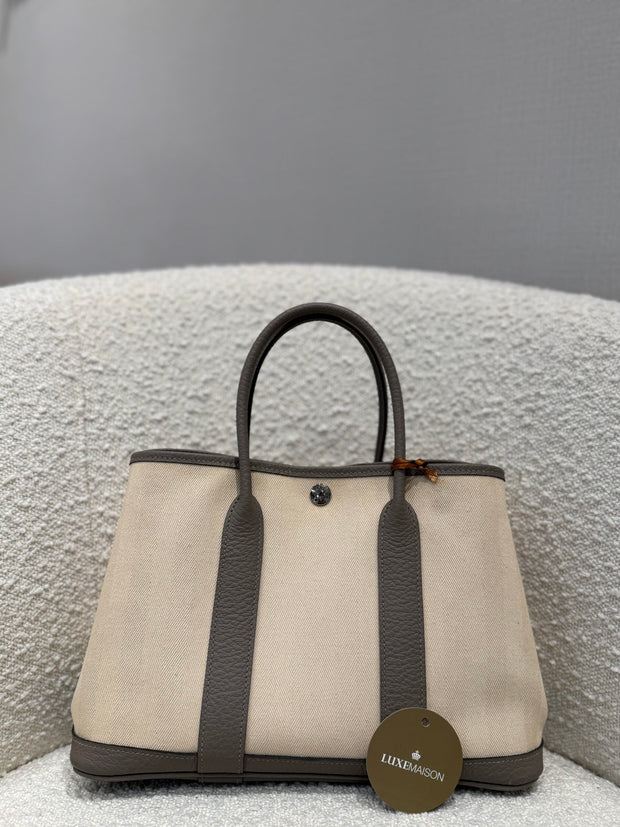 GARDEN PARTY 30 TOILE CRAIE-GRIS ASPHALT
