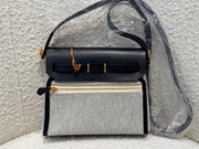 MINI HERBAG ECRU-BLACK