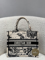 Dior Tote Book Small Black