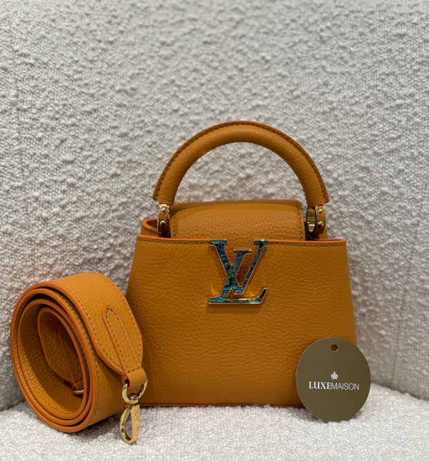 LV CAPUCINES MINI OCRE