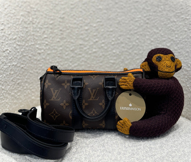 LV KEEPALL MONKEY XS MONOGRAM