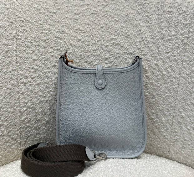 MINI EVELYN BLUE PALE-GRIS ETAIN