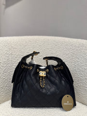 CHANEL 25 BAG BLACK