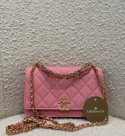 WALLET ON CHAIN TOP HANDLE