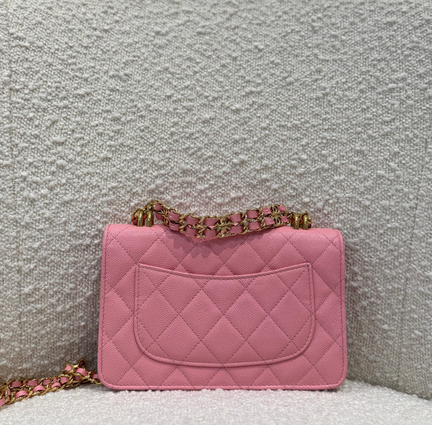 WALLET ON CHAIN TOP HANDLE