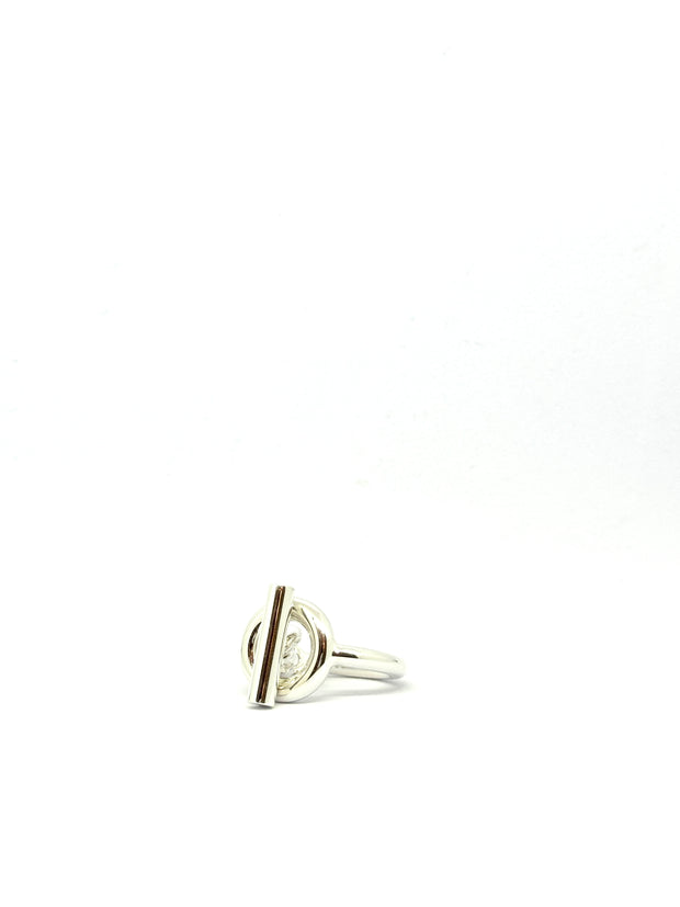 RING CROISETTE SILVER