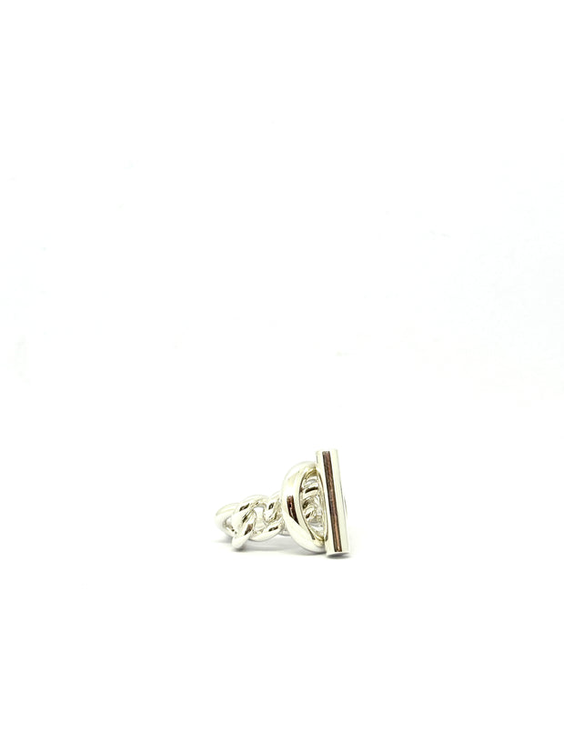 RING CROISETTE SILVER