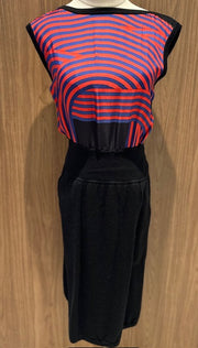 HERMES STRIPES DRESS
