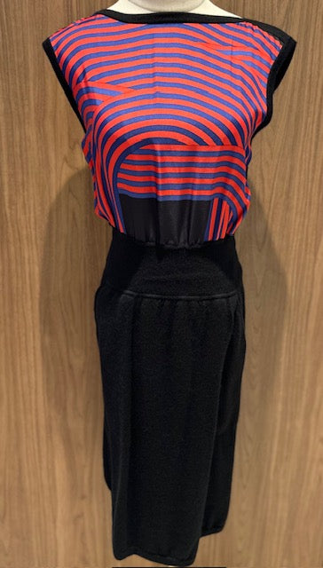 HERMES STRIPES DRESS