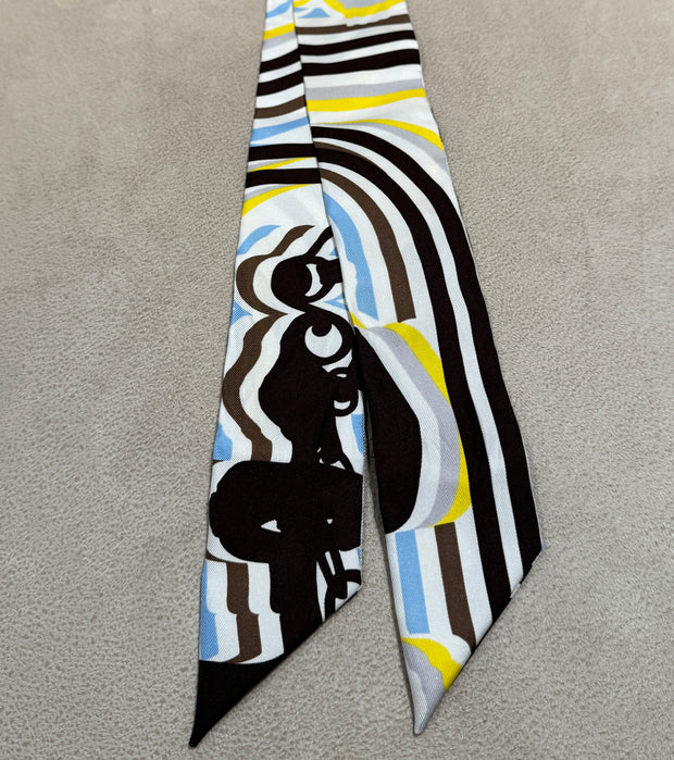 TWILLY BRIDE DE GALA JAUNE/BLEU/CHOC