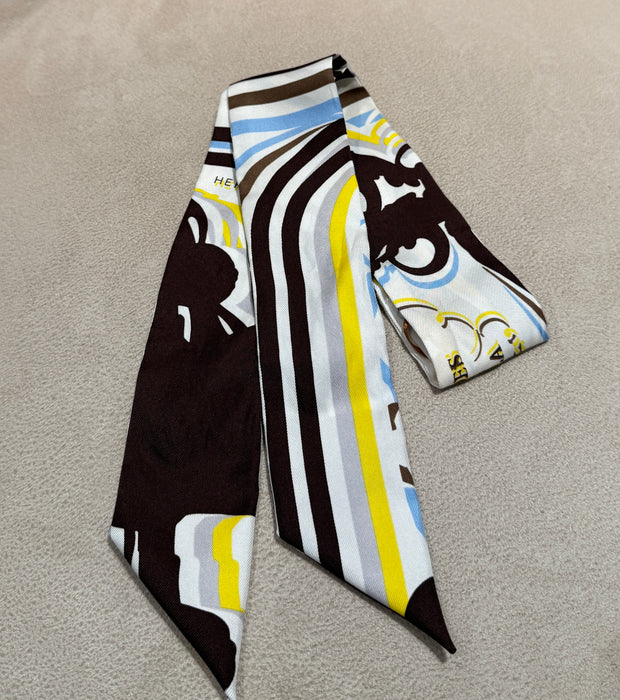 TWILLY BRIDE DE GALA JAUNE/BLEU/CHOC