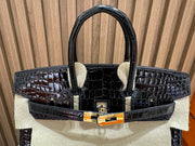 BIRKIN 25 BLACK SHINY POROSUS