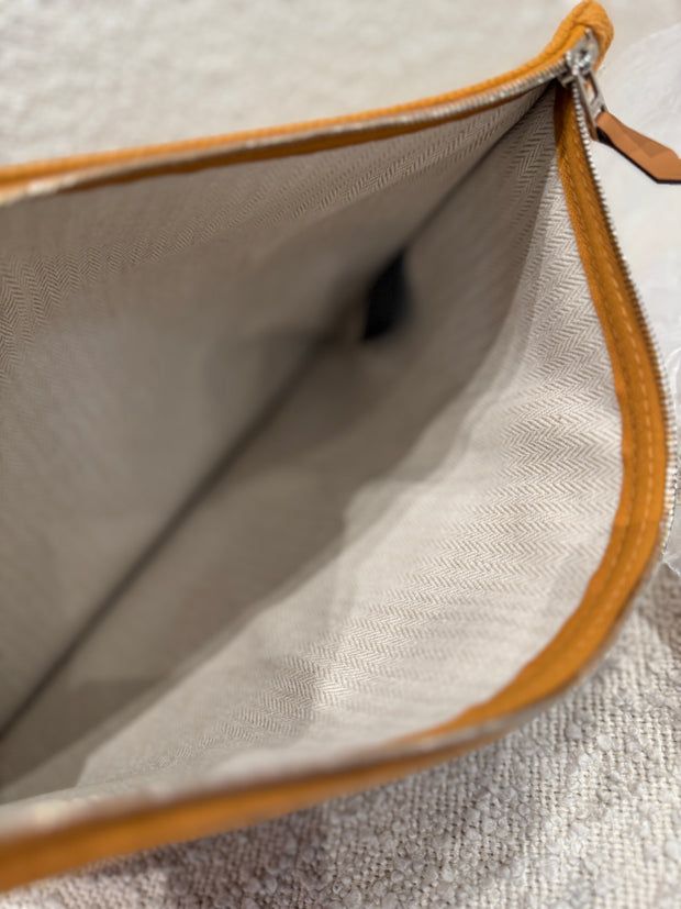 POUCH FLAT H NATTE CASE COGNAC