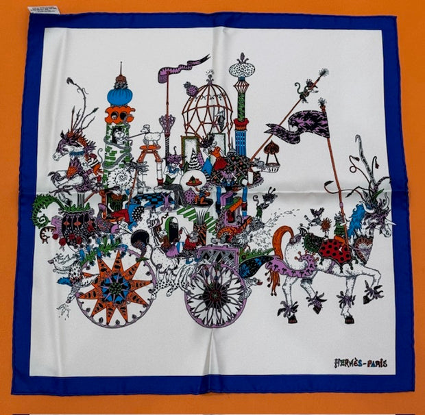 45CM SILK SCARF LA FOLLE PARADE