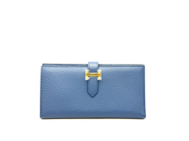 WALLET BEARN LONG BLUE AGATE