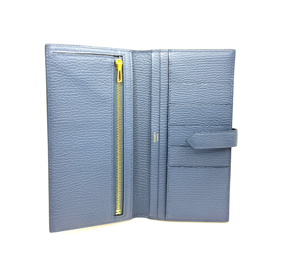 WALLET BEARN LONG BLUE AGATE