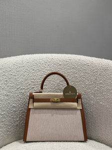 KELLY 25 ECRU/BEIGE/GOLD