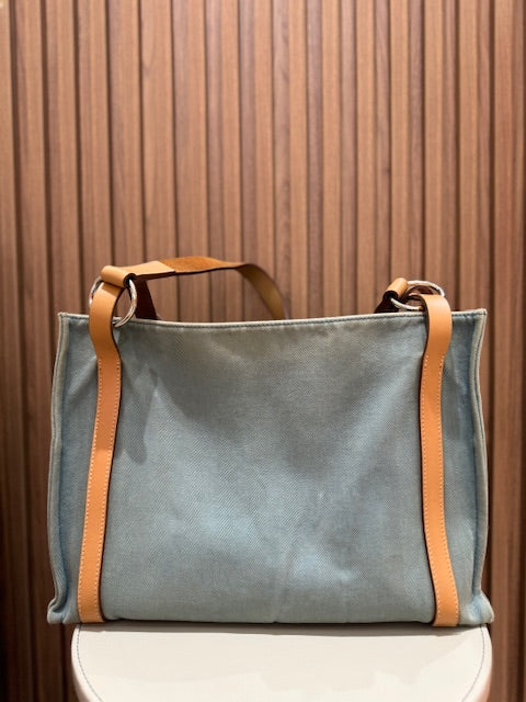 CABALICOL CANVAS TOTE BLUE LIN