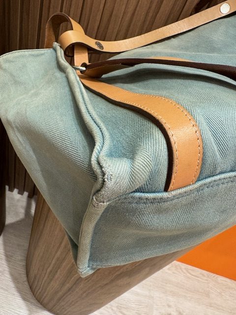 CABALICOL CANVAS TOTE BLUE LIN