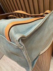 CABALICOL CANVAS TOTE BLUE LIN
