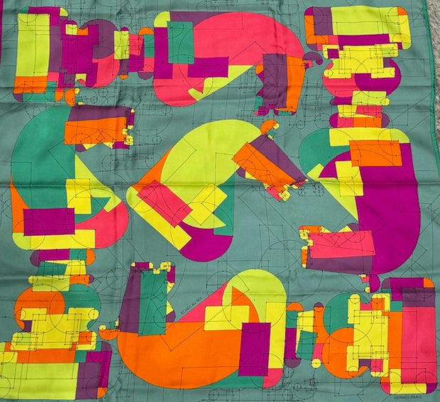 90CM SILK SCARF ECHEC AU ROI