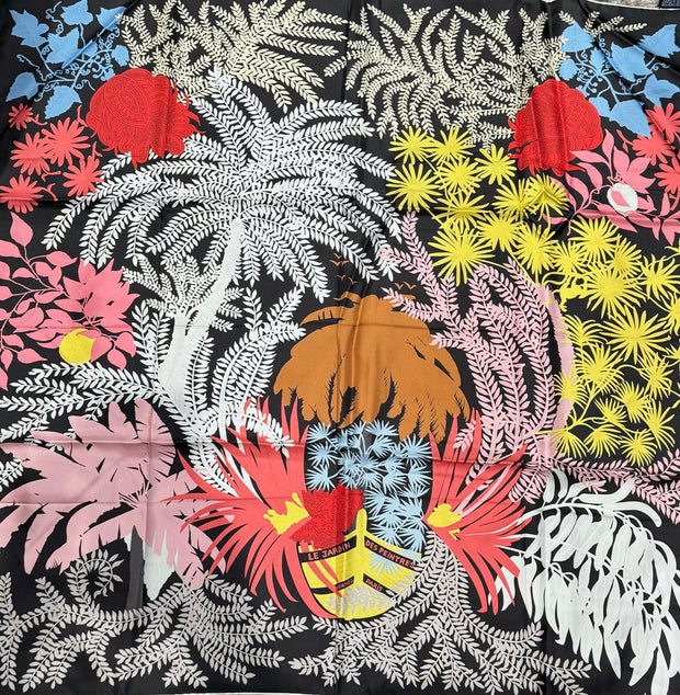 90CM SCARF 2 FACE LE JARDIN