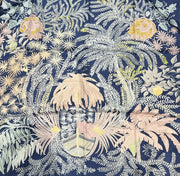 90CM SCARF 2 FACE LE JARDIN