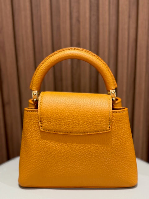 LV CAPUCINES MINI OCRE