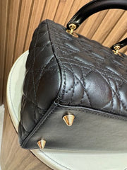 LADY DIOR BLACK MEDIUM