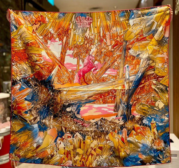 90CM SCARF LA VALLEE CRYSTAL